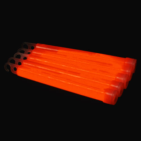25 kpl Valotikut 6'' narulla (Oranssi)