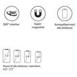 Avant magneettinen matkapuhelinteline ilmasuuttimeen
