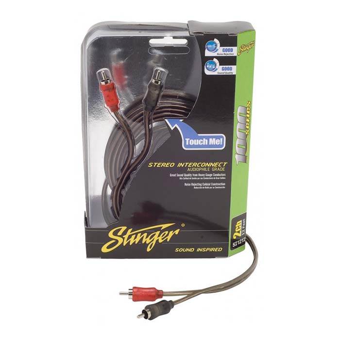 Stinger RCA Phono Kaapeli 2 x RCA Uros 2 x RCA Uros (0,9m)
