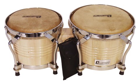 DiMavery BG-67 Bongo 6,5" + 7,5" Luonnonväri