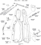 GEWA Cello case Idea Original Carbon 2.9 - Complete lock