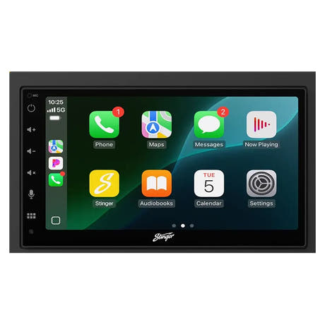 Stinger 6,8" näyttö langattomalla Carplay/Android Auto -toiminnolla