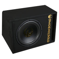 Phoenix Gold 12" aktiivinen Sub, sis. kaapelit ja kaukosäätimen