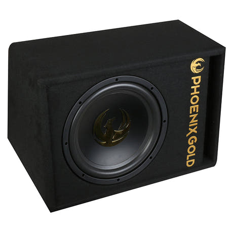 Phoenix Gold 12" aktiivinen Sub, sis. kaapelit ja kaukosäätimen
