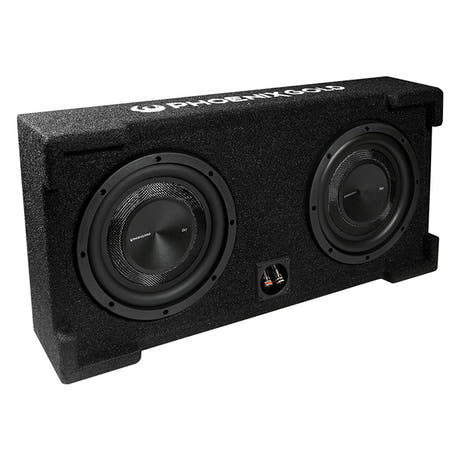 Phoenix Gold 2X8" 250 W RMS 2 Ohm passiivinen subwoofer box