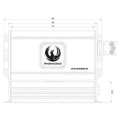 Phoenix Gold 1x500W CLASS-D "mini" -vahvistin
