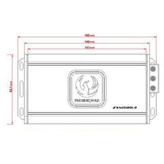 Phoenix Gold 1x500W CLASS-D "mini"-monoblokki