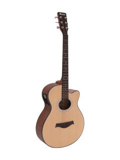 DiMavery AW-400 Western Guitar - Luonnollinen