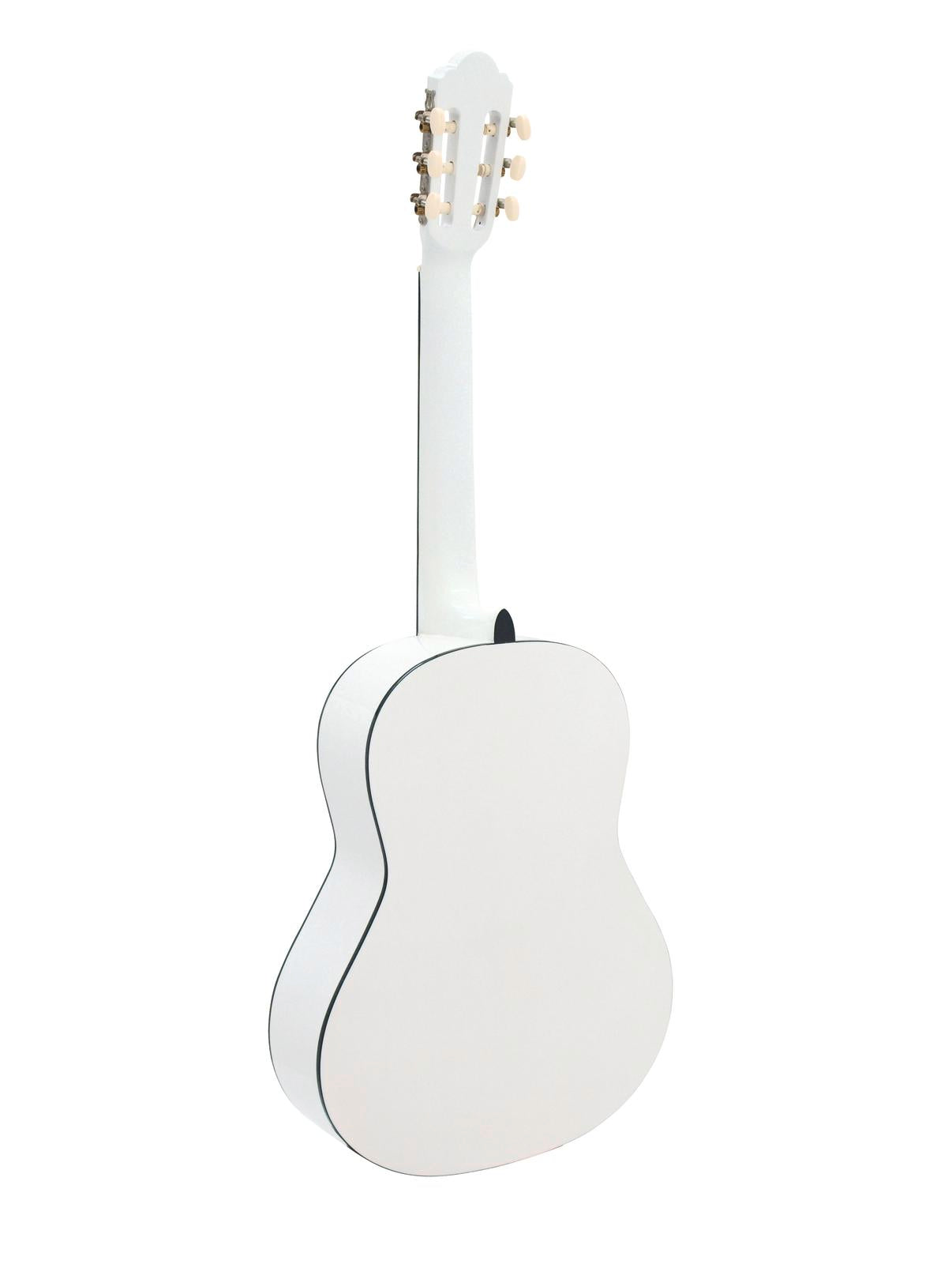 DiMavery AC-303 Klassinen espanjalainen kitara (Valkoinen)