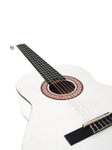 DiMavery AC-303 Klassinen espanjalainen kitara (Valkoinen)