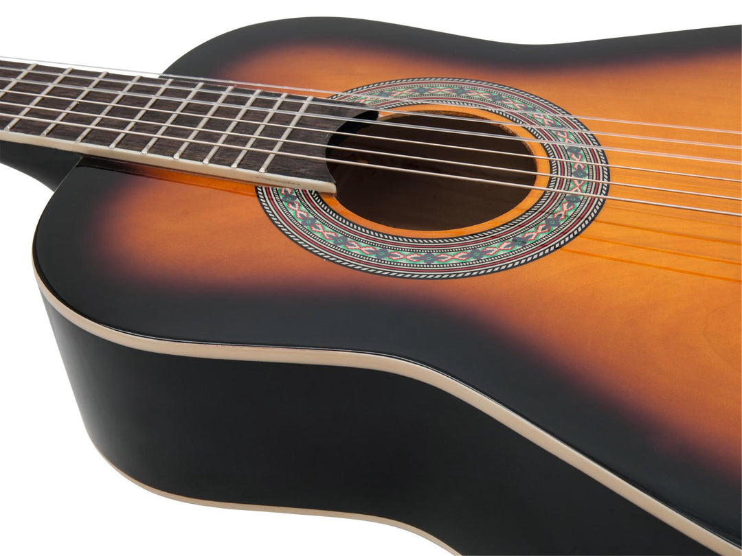 DiMavery AC-303 Klassinen espanjalainen kitara 1/2 (Sunburst)
