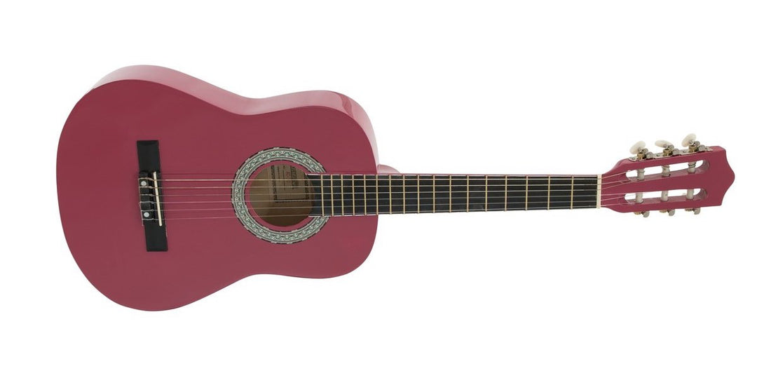 DiMavery AC-303 Klassinen espanjalainen kitara 1/2 (Pinkki)