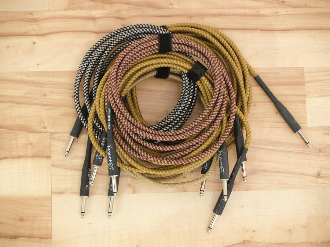 DiMavery Instrumkabel, 3m, Musta/Hopea