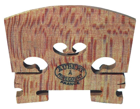 Aubert Luthier -viulusilta, malli 7, 3/4, jalkojen leveys 38 mm, matala sydän