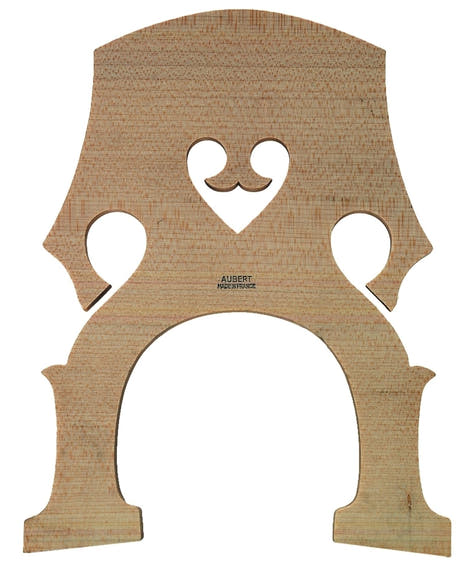Aubert Double basso bridge - 4/4 4-string (Foot width 154)