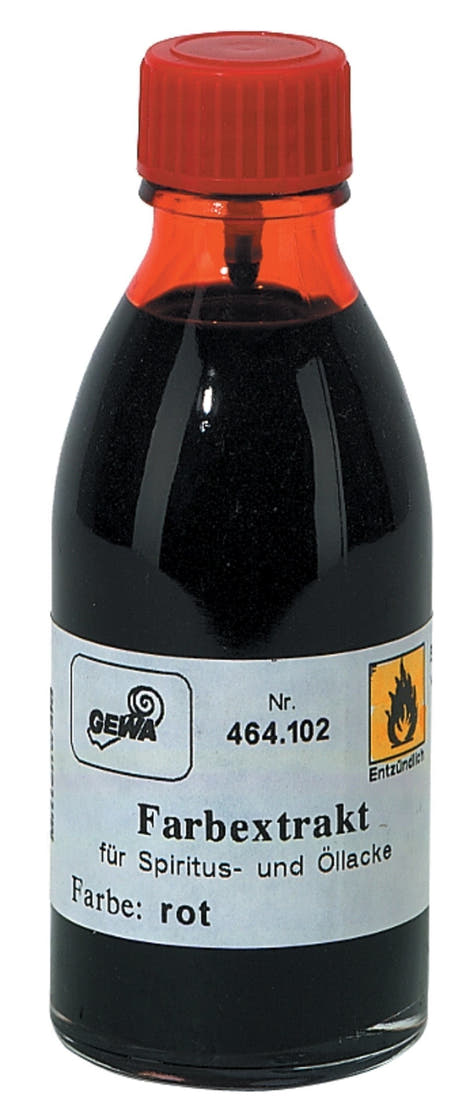 GEWA väriesanssi lakalle, punainen, 100 ml