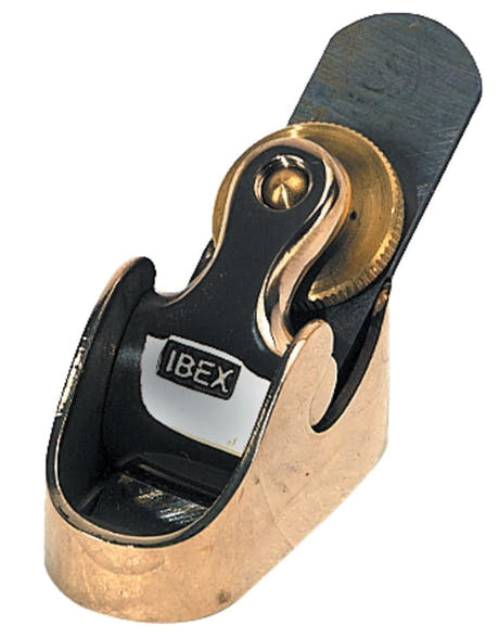 Ibex hvælvingshøvl med skrue, flad sål, 60 mm