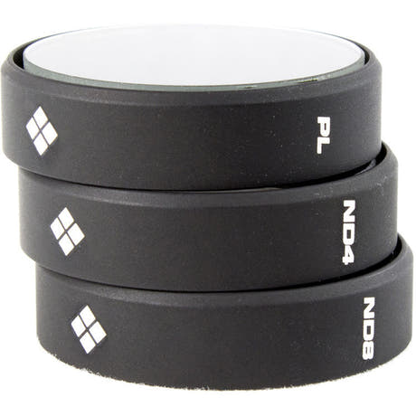 PolarPro DJI Phantom 3, 3-pack PL-, ND4- ja ND8-suodattimet DJI Phantom 3:lle