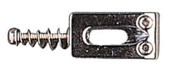 Partsland Satulat Stratocaster-mallit - 10,8 mm leveä, chrome