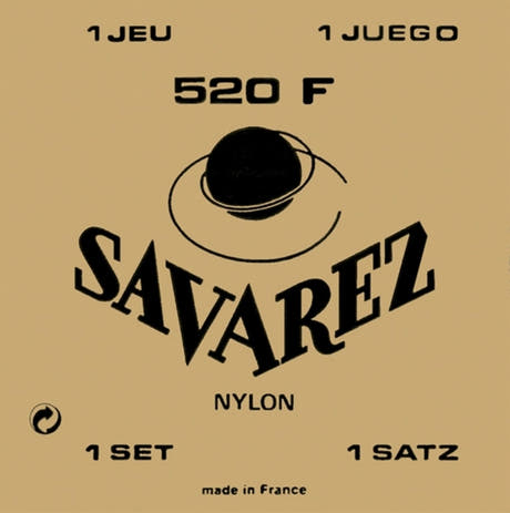 Savarez Strings for classic guitar Traditional concert 520 - Set normal G3w (520F)