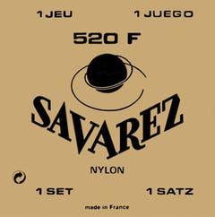 Savarez 529R:n kierretty G3-kieli klassiselle kitaralle, 520F