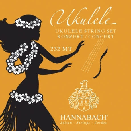 Hannabach 232 -kielisarja konserttiukulelelle, havaijilainen viritys