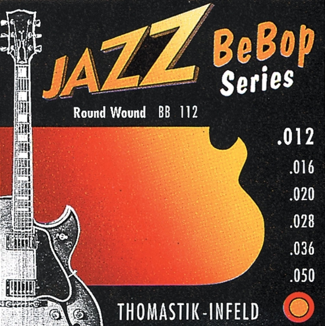 Thomastik-Infeld Jouset sähkökitaralle Jazz BeBob series nickel round wound - Set 012rw (BB112)
