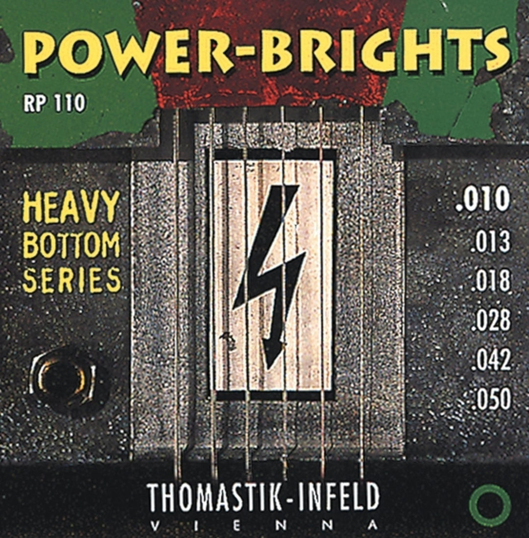 Thomastik-Infeld Kielet sähkökitaralle Power Brights Series - Set 010 heavy (RP110)