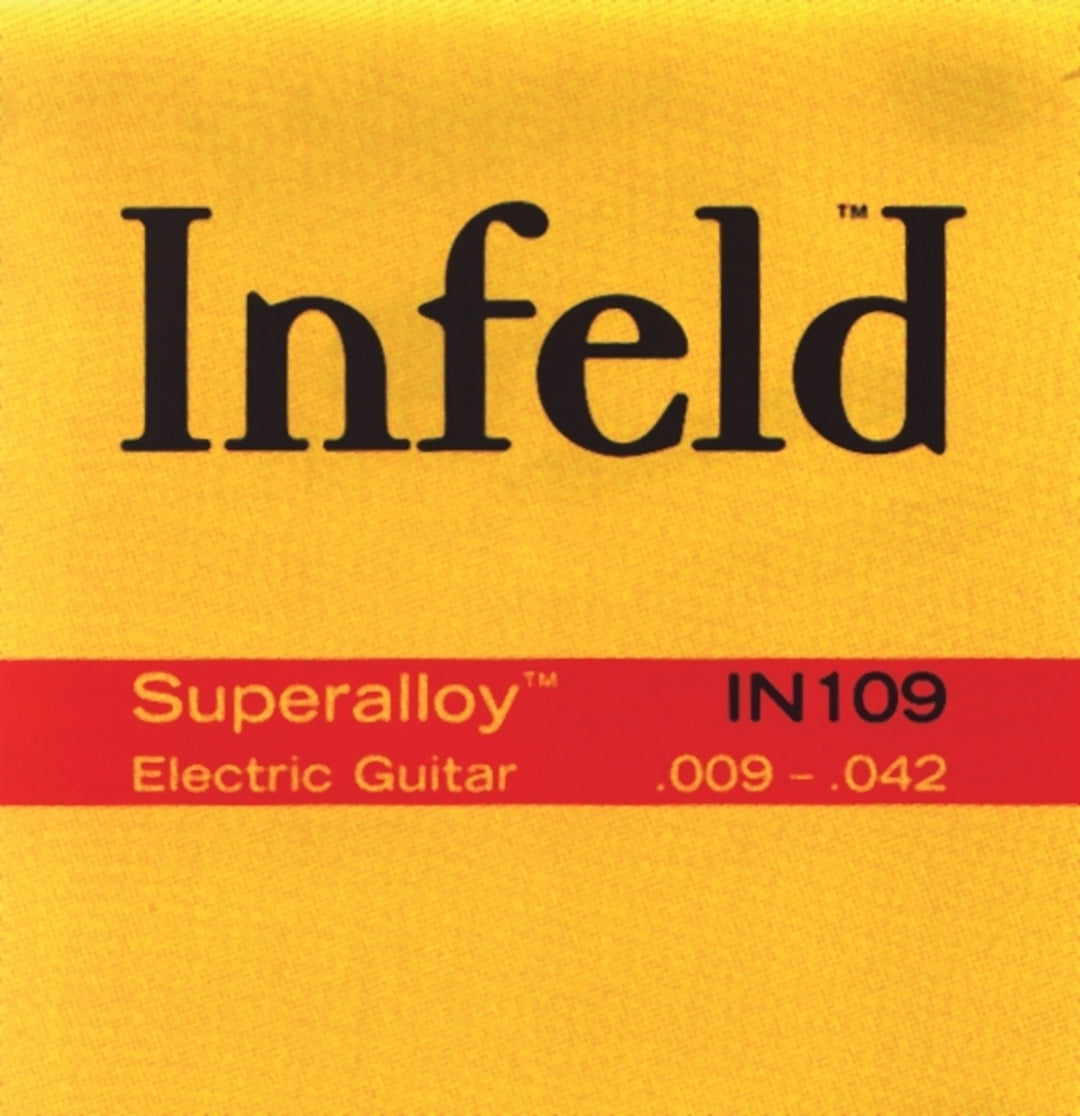 Thomastik-Infeld-kielet sähkökitaraan Superalloy round wound - Set 009 (IN109)