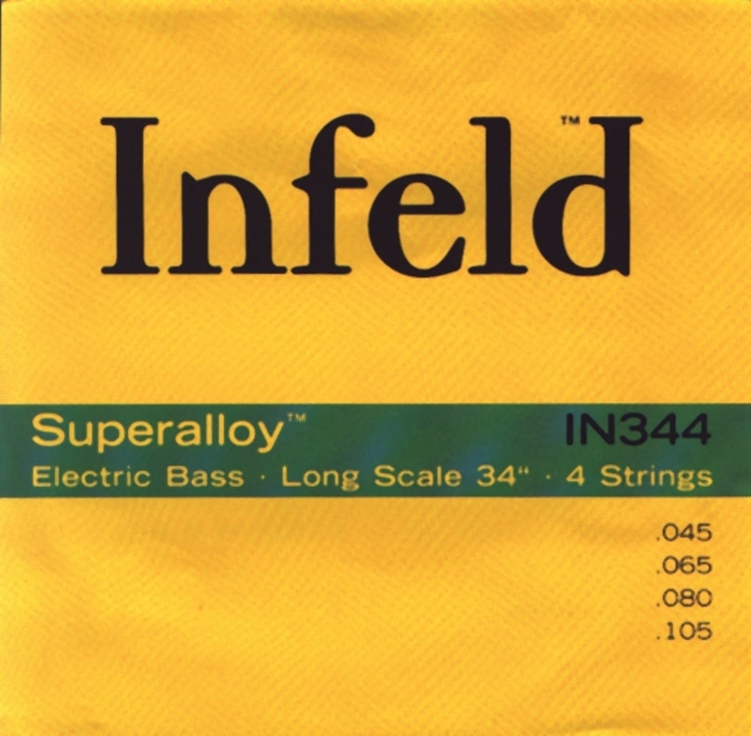 Thomastik-Infeld sähköbasson kielet Superalloy. Pyöreäpunotut Long Scale - set 4-kielinen long (IN344)