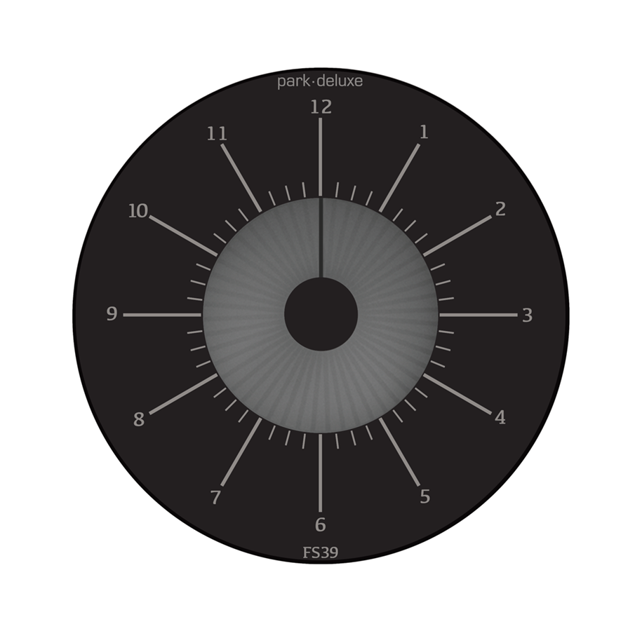 Park Deluxe Pysäköintikello, Musta