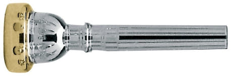 Vincent Bach Standard 351 10 1/2C -trumpettien suukappale, reuna ja kuppi kultaa