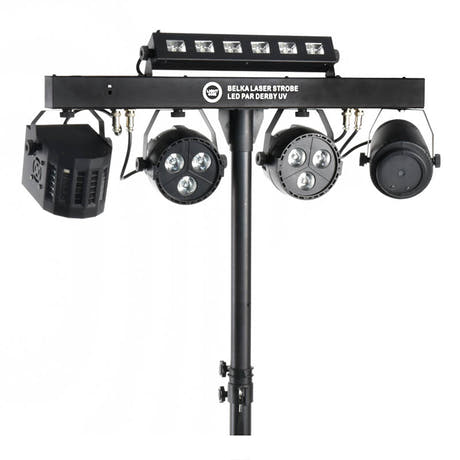 Light4Me T-Bar Laser Strobe LED palkit Derby UV IR