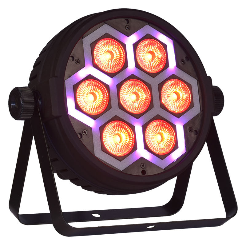 LIGHT4ME FRAME PAR 7x12 LED RGBW valokeila lyseffekt
