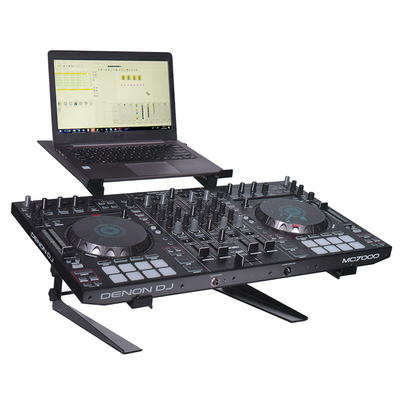 Laptop-teline DJ:lle, Controllerille ja Mixerille