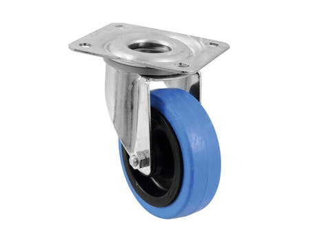 ROADINGER Kääntyvä pyörä 100mm BLUE WHEEL vaaleansininen