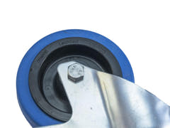 ROADINGER Kääntyvä pyörä 100mm BLUE WHEEL vaaleansininen