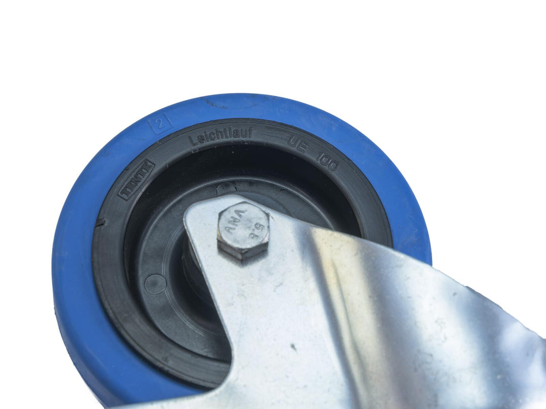ROADINGER Kääntyvä pyörä 100mm BLUE WHEEL jarrulla
