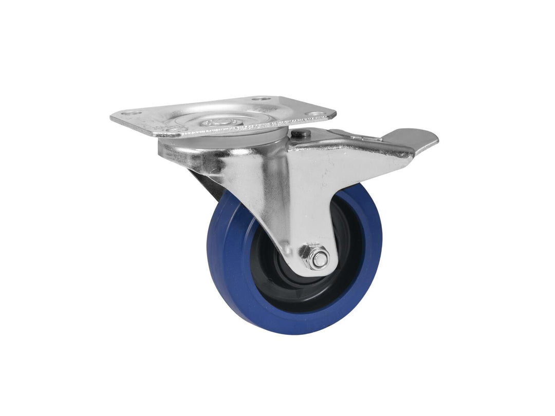 ROADINGER Kääntyvä pyörä RD-100B 100 mm blue jarrulla