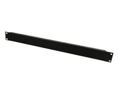 OMNITRONIC etupaneeli Z-19U-muotoinen, teräs, Black 1U