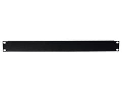 OMNITRONIC etupaneeli Z-19U-muotoinen, teräs, Black 1U