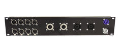 OMNITRONIC Etupaneeli Z-19 8x D-Type/4xNL8/T 2U