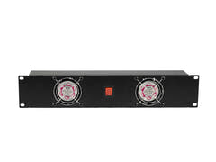 OMNITRONIC Front Panel Z-19 kahdella tuulettimella, johdotettu 2U