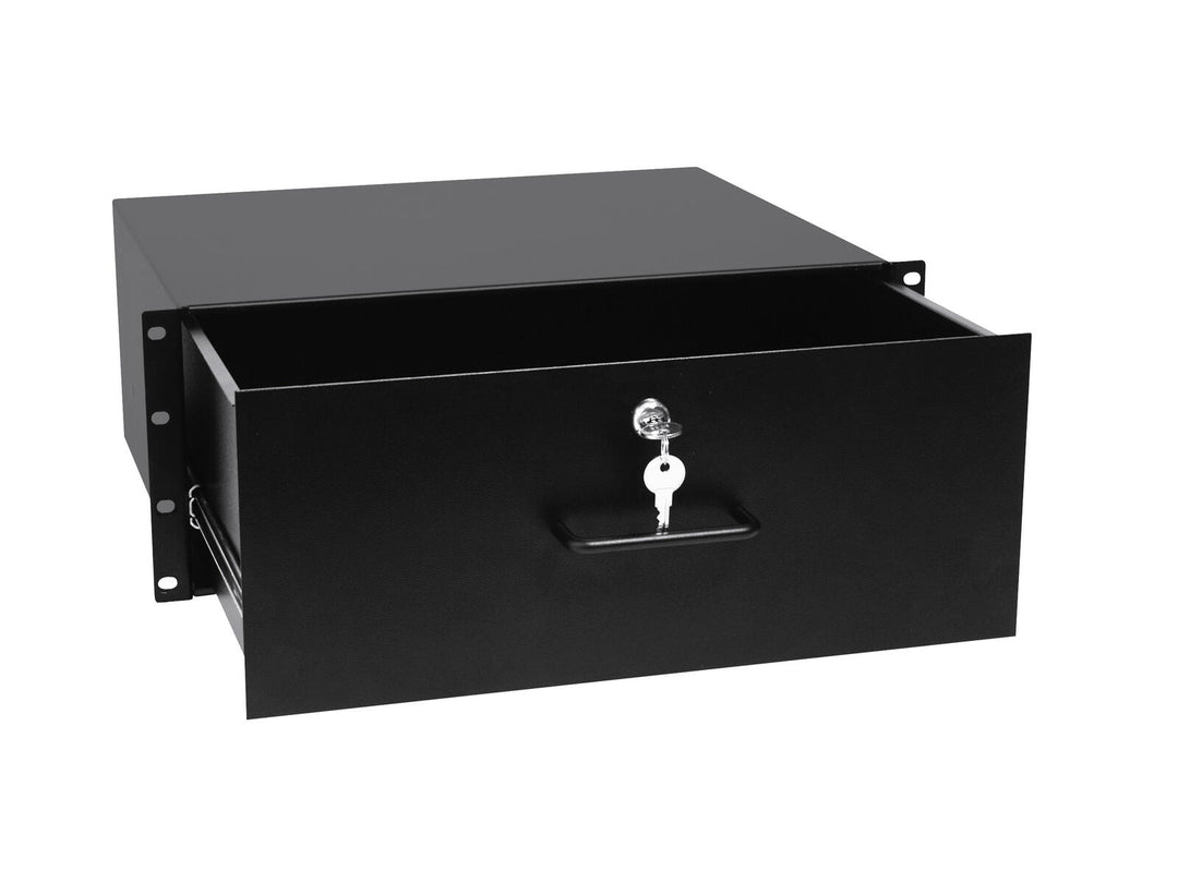 OMNITRONIC Rack-lokero lukolla 4U