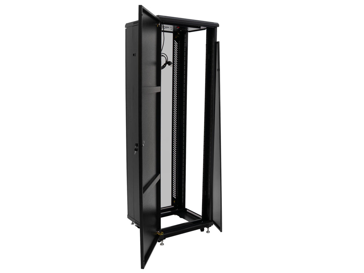 ROADINGER SSC-28 Steel Cabinet with Glass Door 28U