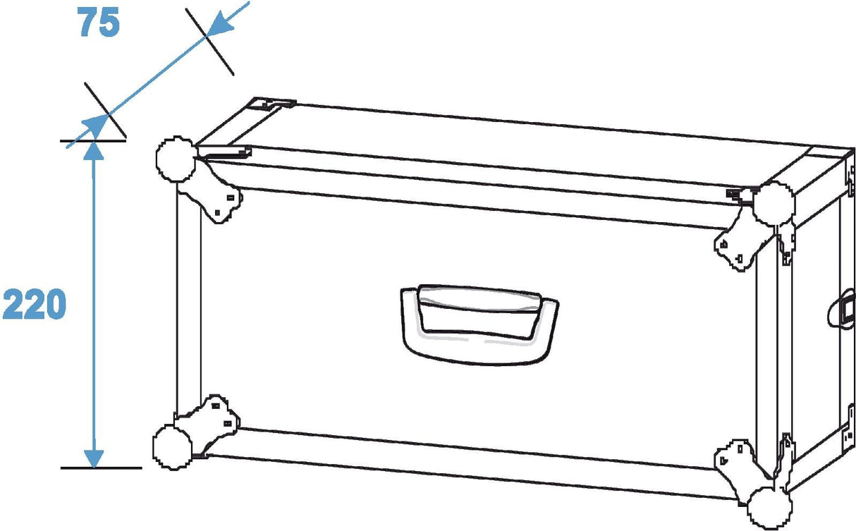 Tehosteteline (52 x 40 x 23cm)