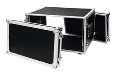 ROADINGER Effect Rack CO DD, 6U, 38cm dyb, black