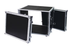 ROADINGER Effect Rack CO DD, 8U, 38cm dyb, black