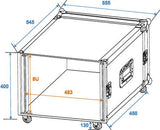 Vahvistinteline 8 yksikkö pyörillä (45cm)