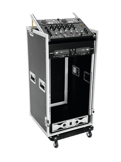 Roadinger Combo-kotelo Pro 20U w. Wheels (pyörät)